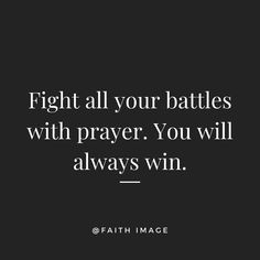 prayers to win our spiritual battles